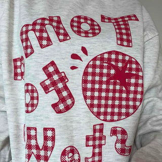 Vintage American Embroidered Patch Loose Fit Sweatshirt