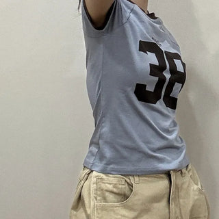 Kobe  Block Crop Short Sleeve T-shirt