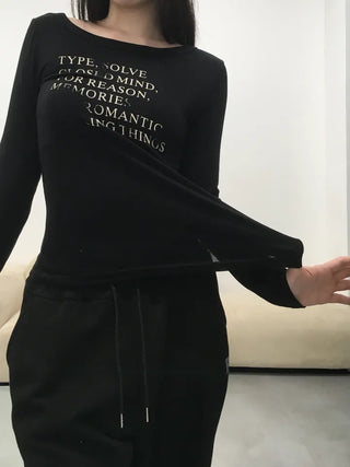 Kiehl's Vintage English Lettering Off-Sleeve T-Shirt