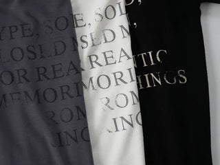 Kiehl's Vintage English Lettering Off-Sleeve T-Shirt