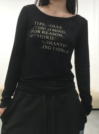 Kiehl's Vintage English Lettering Off-Sleeve T-Shirt