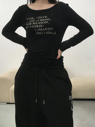 Kiehl's Vintage English Lettering Off-Sleeve T-Shirt