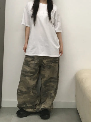 Lena Military Mega Wide Long Pants