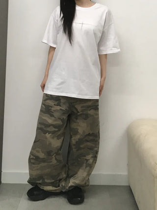Lena Military Mega Wide Long Pants