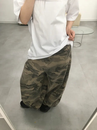 Lena Military Mega Wide Long Pants