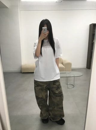 Lena Military Mega Wide Long Pants