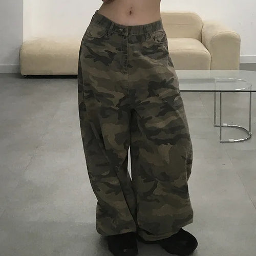 Lena Military Mega Wide Long Pants