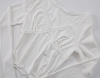 Zano Lace V-Neck Long Sleeve T-Shirt