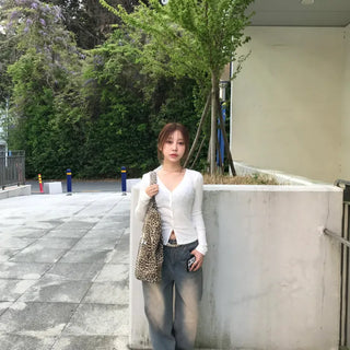 Piru Vintage Washed Wide Denim Pants