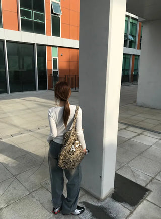 Piru Vintage Washed Wide Denim Pants