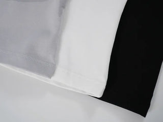 Bi-tension short sleeve long sleeve T-shirt