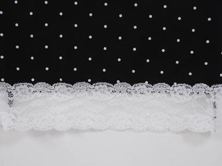 Reuna Dot Lace Cap Sleeveless
