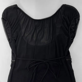 Yerin Chiffon String Blouse