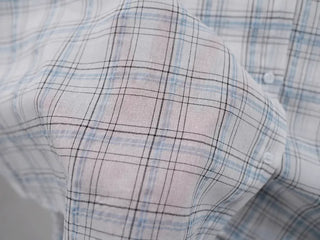 Bie Oversized Linen Check Shirt