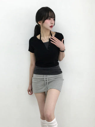 Diu Training Terry Mini Skirt