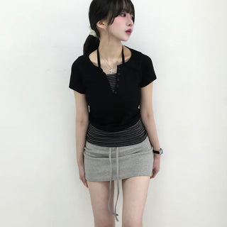 Diu Training Terry Mini Skirt