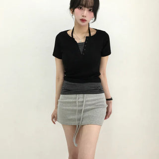 Diu Training Terry Mini Skirt