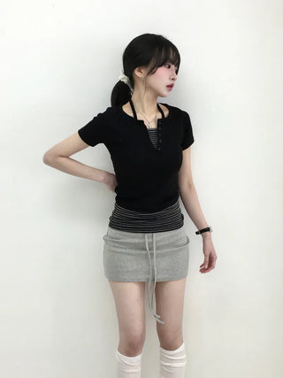 Diu Training Terry Mini Skirt