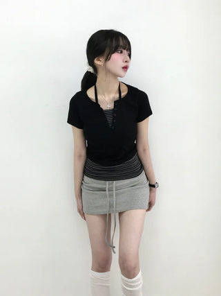 Diu Training Terry Mini Skirt