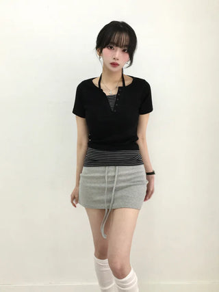 Diu Training Terry Mini Skirt