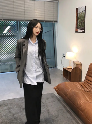 Ki-e Two-Button Semi-Overfit Short Jacket