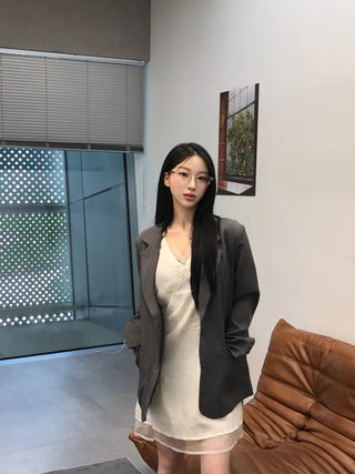 Ki-e Two-Button Semi-Overfit Short Jacket