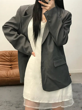 Ki-e Two-Button Semi-Overfit Short Jacket