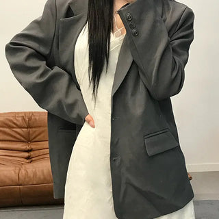 Ki-e Two-Button Semi-Overfit Short Jacket