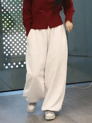 Vamo Fire Print Wide Long Pants