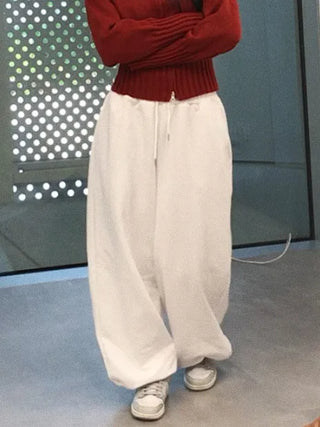 Vamo Fire Print Wide Long Pants