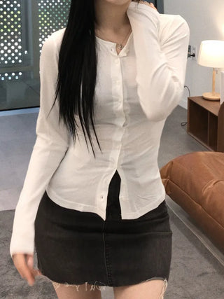 Komi Slim Fit Shirt Long Sleeve Cardigan