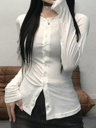 Komi Slim Fit Shirt Long Sleeve Cardigan