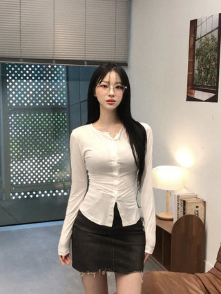 Komi Slim Fit Shirt Long Sleeve Cardigan