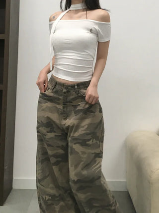 Carle Muffler Doppel Off-shoulder