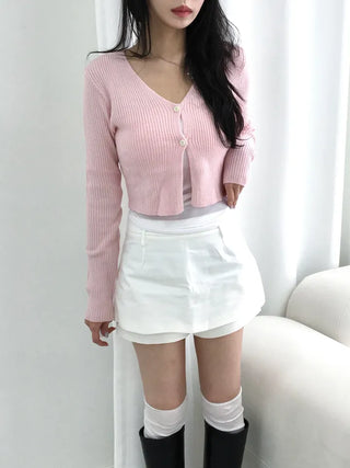 Ari Basic Cotton Mini Skirt Pants