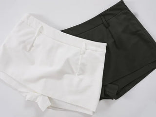 Ari Basic Cotton Mini Skirt Pants