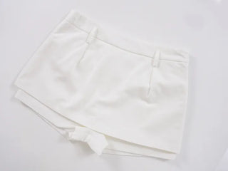 Ari Basic Cotton Mini Skirt Pants