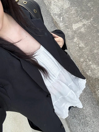 Saab Lace Sleeveless Top