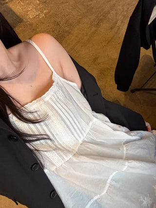 Saab Lace Sleeveless Top
