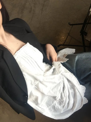 Saab Lace Sleeveless Top