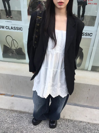Saab Lace Sleeveless Top