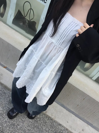 Saab Lace Sleeveless Top
