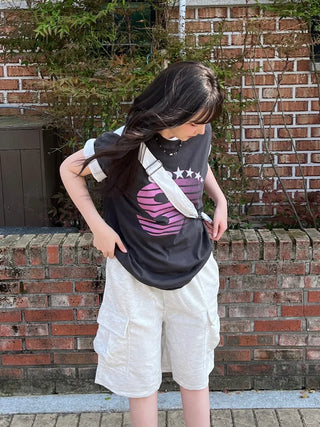 Diva Cargo Wide Shorts Bermuda Pants