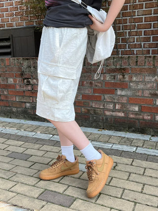 Diva Cargo Wide Shorts Bermuda Pants