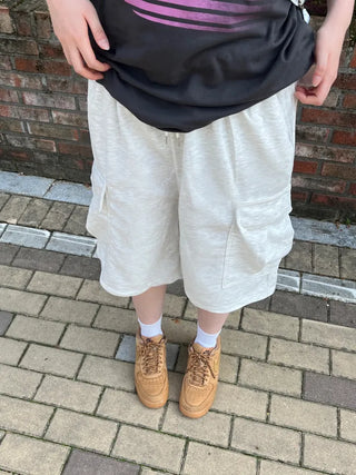 Diva Cargo Wide Shorts Bermuda Pants
