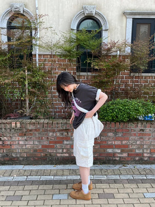 Diva Cargo Wide Shorts Bermuda Pants