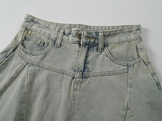 Erido Denim Asymmetrical Skirt