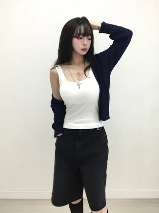 Remy Denim Bermuda Pants