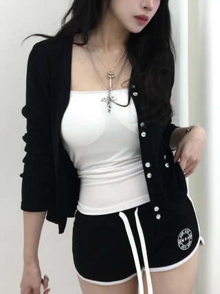 Hiro V-neck Ribbed Cardigan