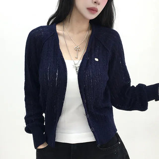 Junie Cable Knit Boucle Cardigan